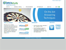 Tablet Screenshot of hrcistudy.com